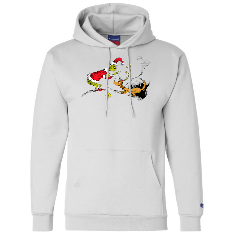 Custom Dr Seuss Reindeer Champion Hoodie By Buiduchai Artistshot