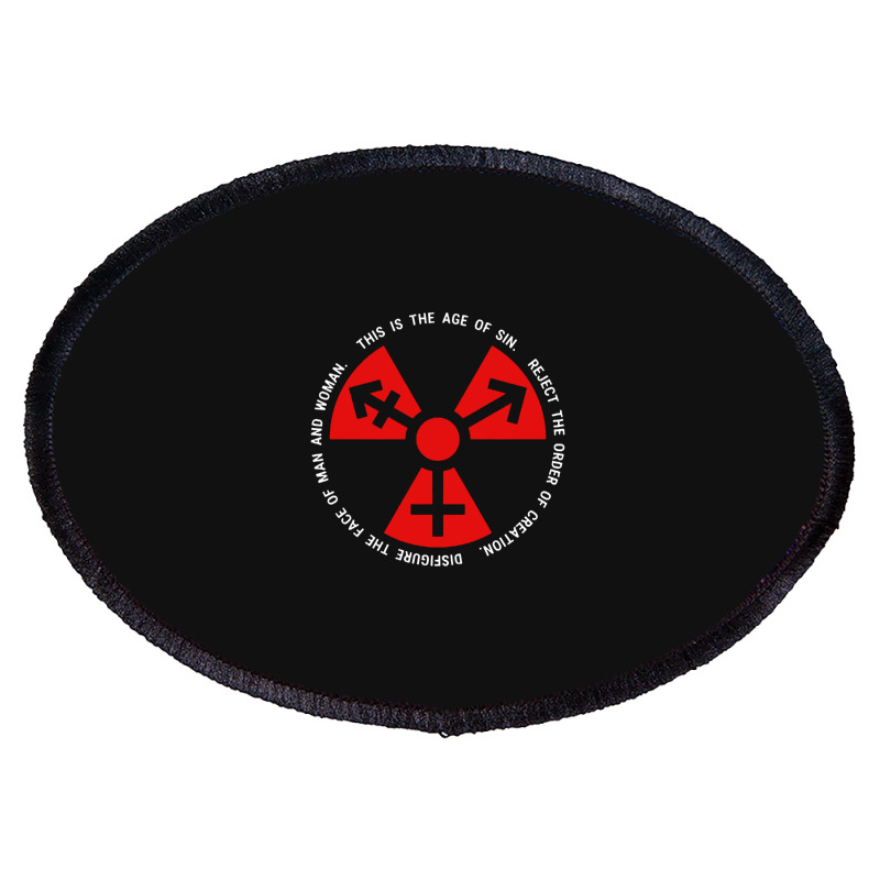 Trans Radiation Oval Patch | Artistshot