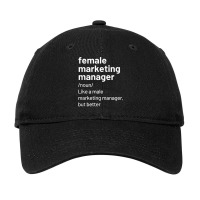 Female Marketing Manager Definition T Shirt Adjustable Cap | Artistshot