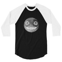 Nier — Emil [white On Black] 3/4 Sleeve Shirt | Artistshot