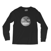 Nier — Emil [white On Black] Long Sleeve Shirts | Artistshot