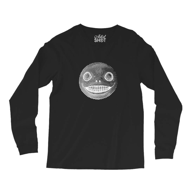 Nier — Emil [white On Black] Long Sleeve Shirts by DonnaClifton | Artistshot