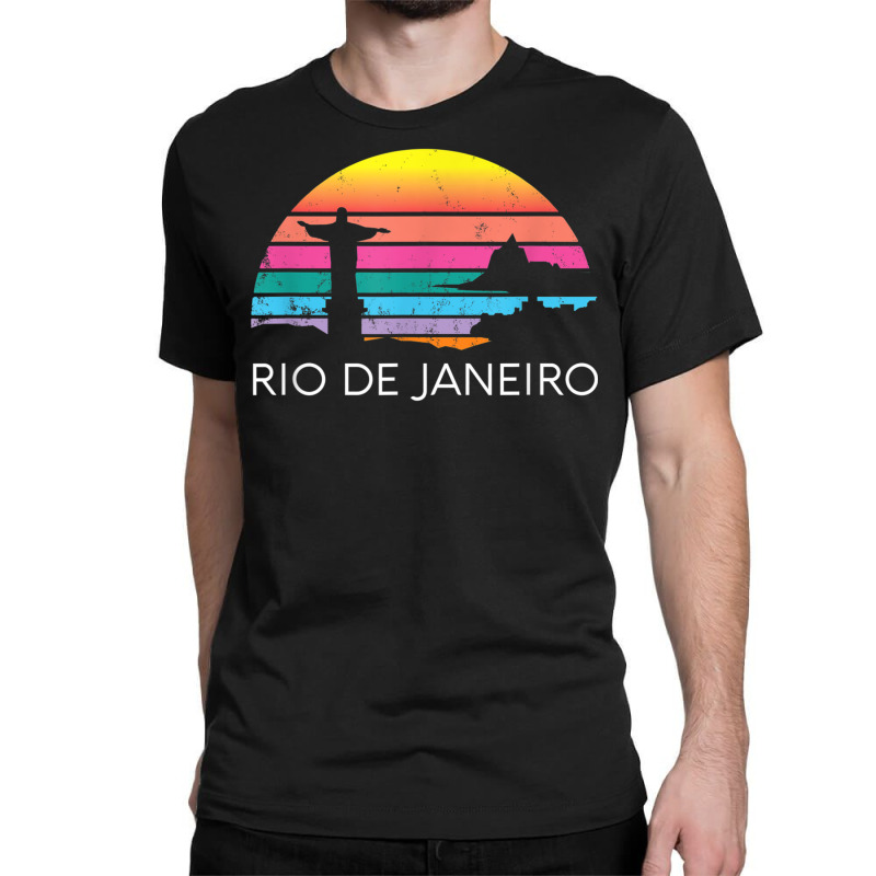 Rio De Janeiro Brazil Beach Surf Ocean Brazilian Island Bay T Shirt Classic T-shirt by cm-arts | Artistshot