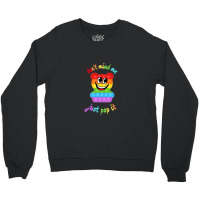 Dont Mind Me Just Poppin Pop It Bear Crewneck Sweatshirt | Artistshot