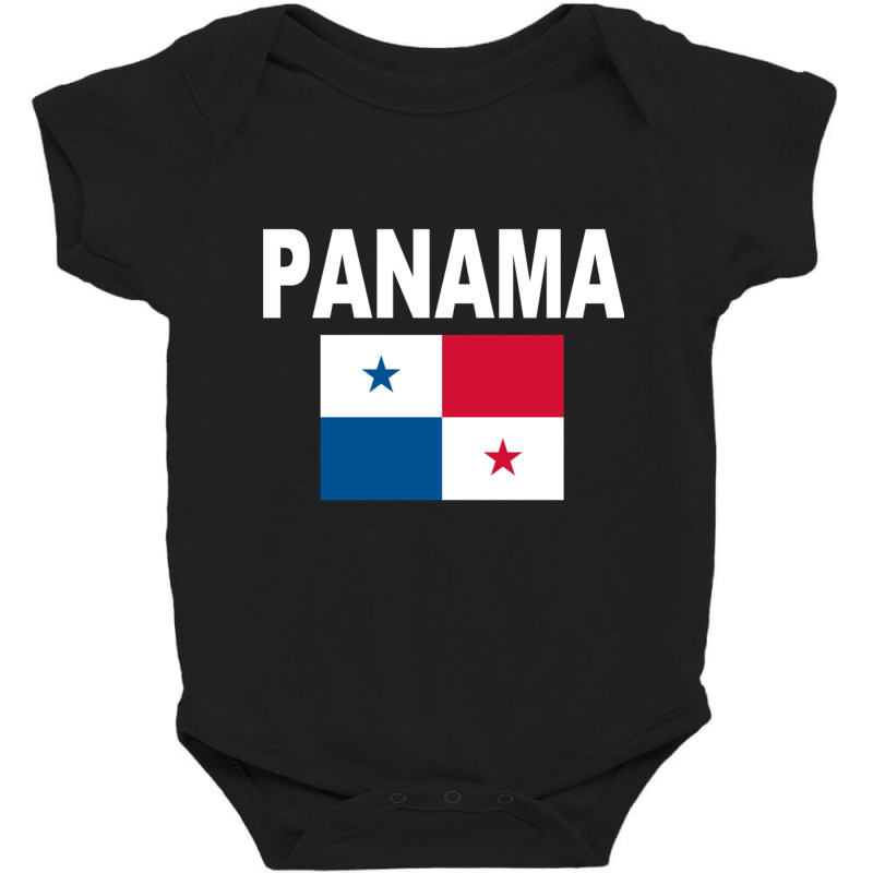 Flag Panama Pullover Hoodie Cool Panamanian Flags Gift Top Baby Bodysuit by cm-arts | Artistshot