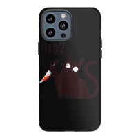 Russian Language Cat With A Knife Saying What Iphone 13 Pro Max Case | Artistshot