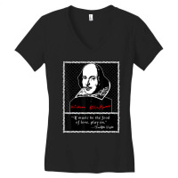 Shakespeare If Music Be The Food Of Love 12th Night Women's V-neck T-shirt | Artistshot