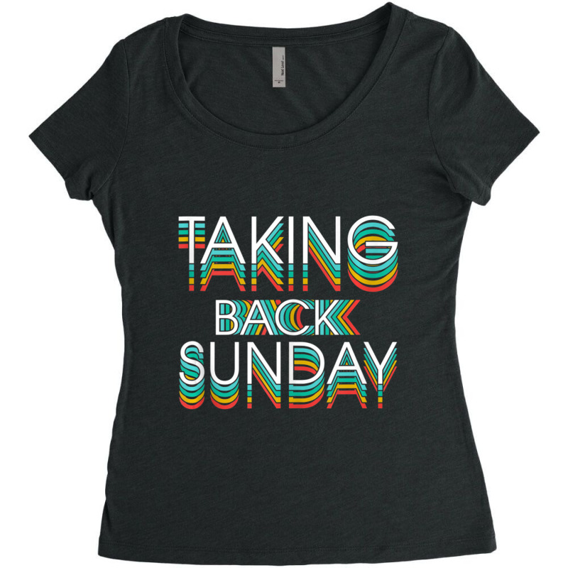 Taking Back Sunday Vintage Women's Triblend Scoop T-shirt by cm-arts | Artistshot