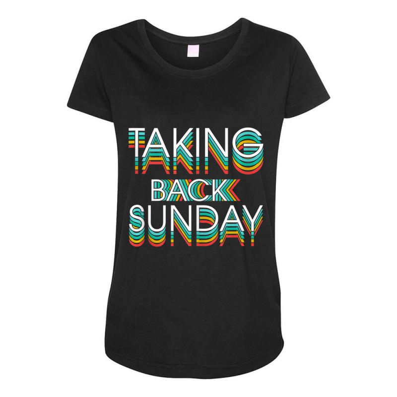 Taking Back Sunday Vintage Maternity Scoop Neck T-shirt by cm-arts | Artistshot