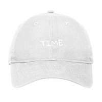 Time Is Not Money Doing Something With Time Is Money  Quote Adjustable Cap | Artistshot