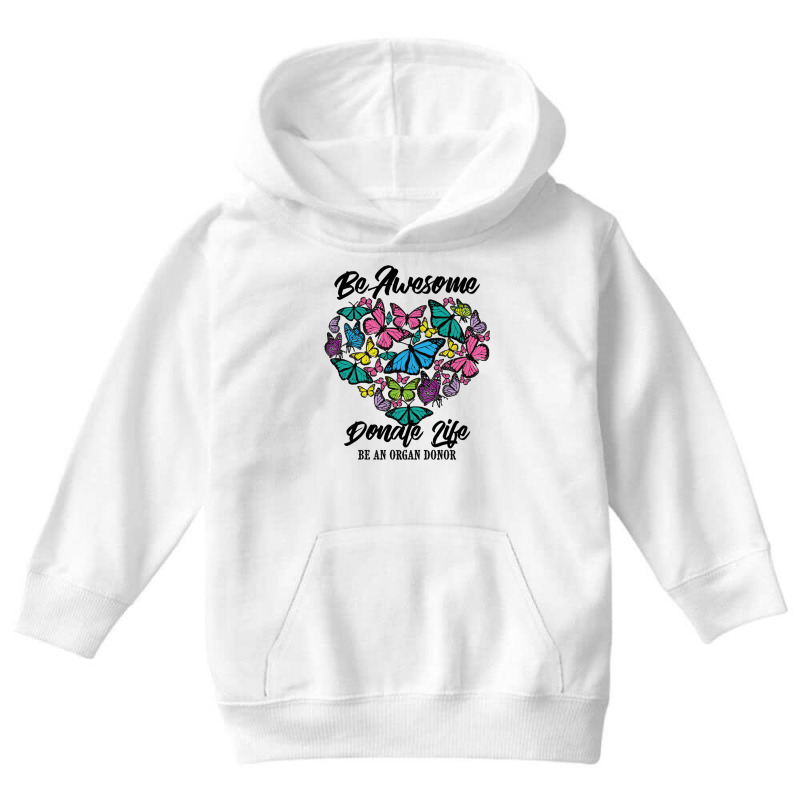 Funny Donate Life Be An Organ Donor  Cute Donation Gift Pullover Hoodi Youth Hoodie by cm-arts | Artistshot