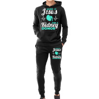 Saved By Jesus And A Kidney Donor Organ Donation Awareness Long Sleeve Hoodie & Jogger Set | Artistshot