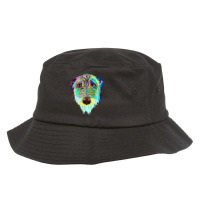 Splash Dog Irish Wolfhound Bucket Hat | Artistshot