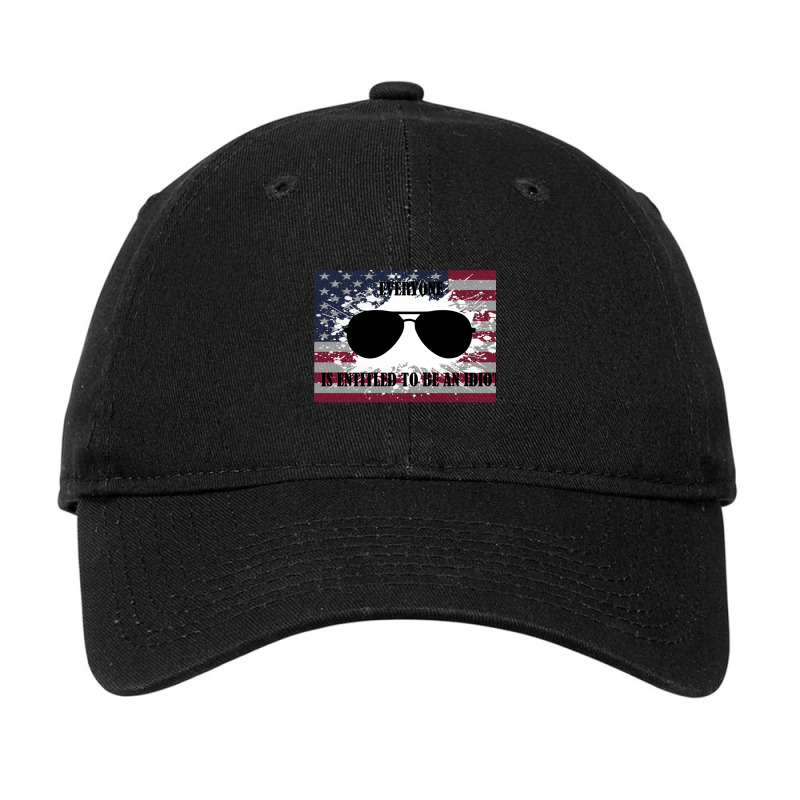 Everyone Is Entitled To Be An Idiot Funny Biden Adjustable Cap by LUISRIVER | Artistshot