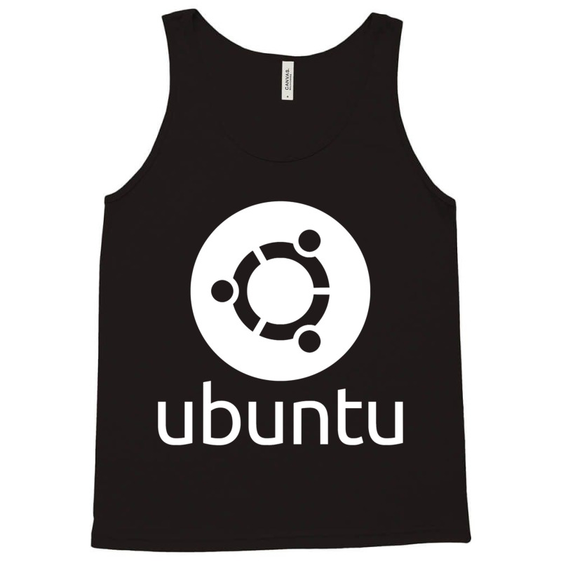 Dark Ubuntu Linux Tank Top | Artistshot