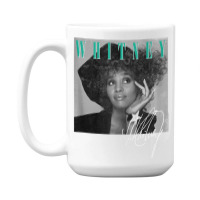 Whitney Houston Shooting Star 15 Oz Coffee Mug | Artistshot