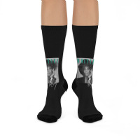 Whitney Houston Shooting Star Crew Socks | Artistshot