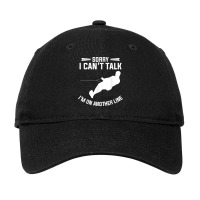 Sorry I Can't Talk I'm On Another Line Wakeboarding T Shirt Adjustable Cap | Artistshot