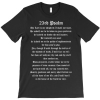 Womens 23rd Psalm V-neck T-shirt | Artistshot