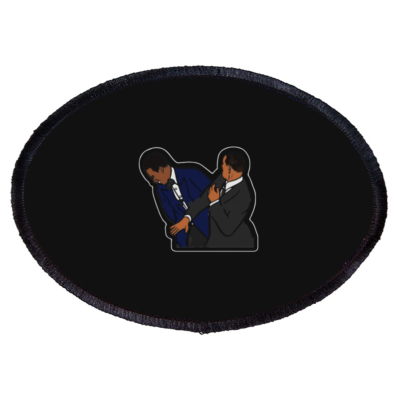 Will Smith Slap     (2) Oval Patch | Artistshot