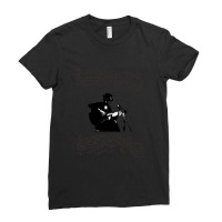 Guitar Singer And Music Notes Ladies Fitted T-shirt | Artistshot