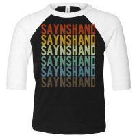 Saynshand City Mongolia Retro T Shirt Toddler 3/4 Sleeve Tee | Artistshot