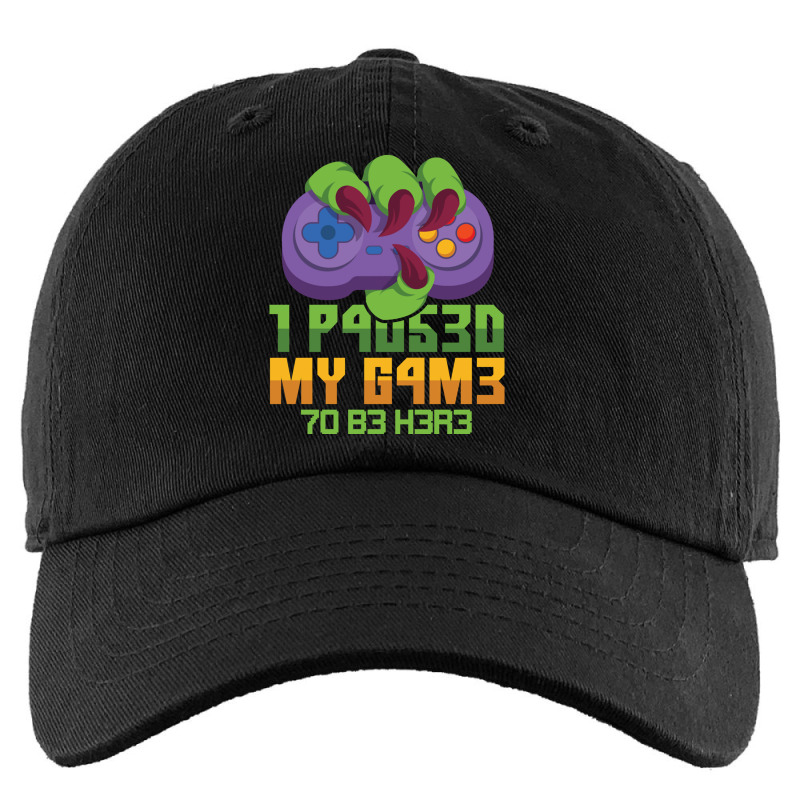 I Paused My Game To Be Here Mmo Rpg Orc Gift Kids Cap by FRANCISMATANZA | Artistshot