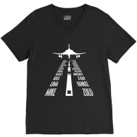 Flying F 4 Phantom Pilot Phonetic Alphabet Runway F4 Sweatshirt V-neck Tee | Artistshot