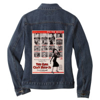 The Girl Cant Help It Jayne Mansfield Fats Domino Little Richard Gene  Ladies Denim Jacket | Artistshot