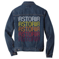 Astoria, Or  Vintage Style Oregon T Shirt Men Denim Jacket | Artistshot