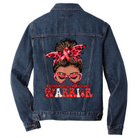 Black Women Pulmonary Embolism Warrior Gifts T Shirt Men Denim Jacket | Artistshot