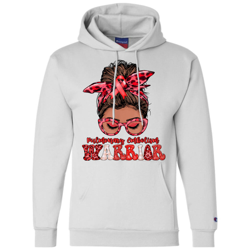 Black Women Pulmonary Embolism Warrior Gifts T Shirt Champion Hoodie | Artistshot