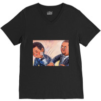 Will Smith Slap  (2) V-neck Tee | Artistshot