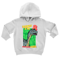 Rawr! I'm 8 Birthday Girls 8th Birthday Dino Mussaurus T Shirt Toddler Hoodie | Artistshot