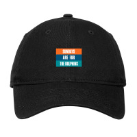 Sundays Are For The Dolphins Miami Footbal Adjustable Cap | Artistshot