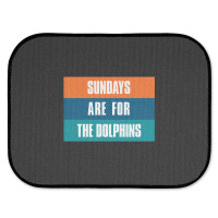 Sundays Are For The Dolphins Miami Footbal Rear Car Mat | Artistshot