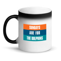 Sundays Are For The Dolphins Miami Footbal Magic Mug | Artistshot