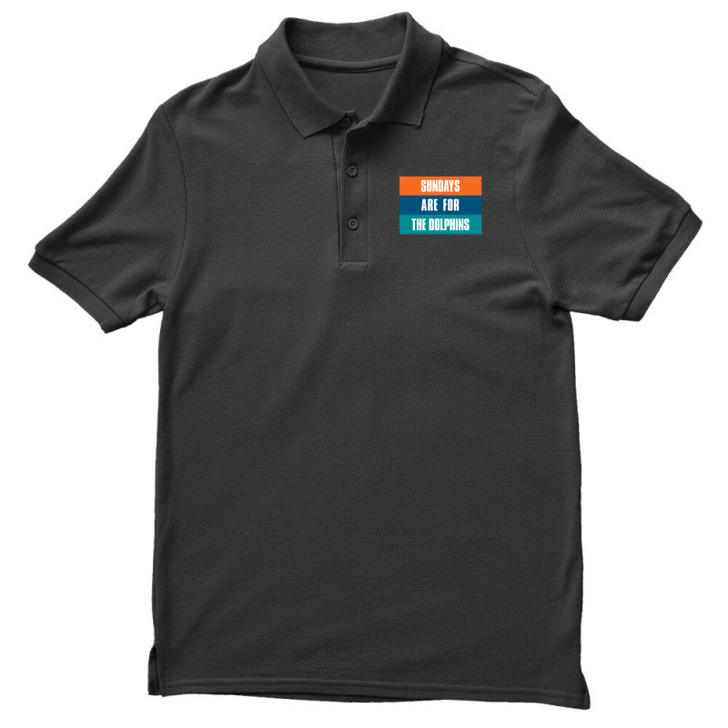 Sundays Are For The Dolphins Miami Footbal Men's Polo Shirt | Artistshot