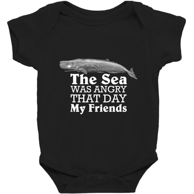 The Sea Was Angry That Day My Friends Marine Biologist Baby Bodysuit by cm-arts | Artistshot