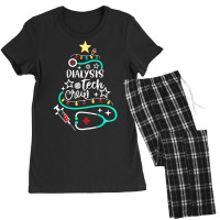 Dialysis Tech Crew Merry Christmas Dialysis Technologist Long Sleeve T Women's Pajamas Set | Artistshot