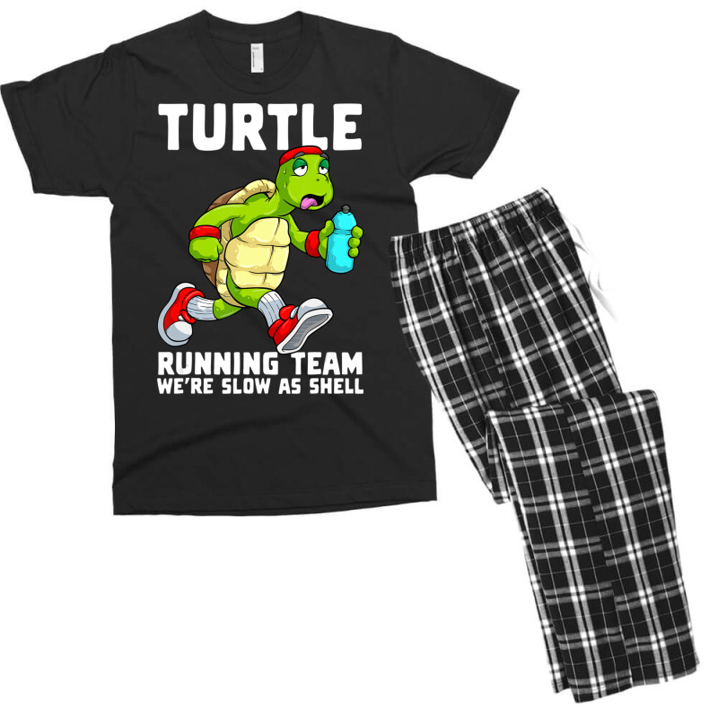 Turtle Running Team Runner Marathon Sea Turtle Men's T-shirt Pajama Set by Adcock Salmon | Artistshot