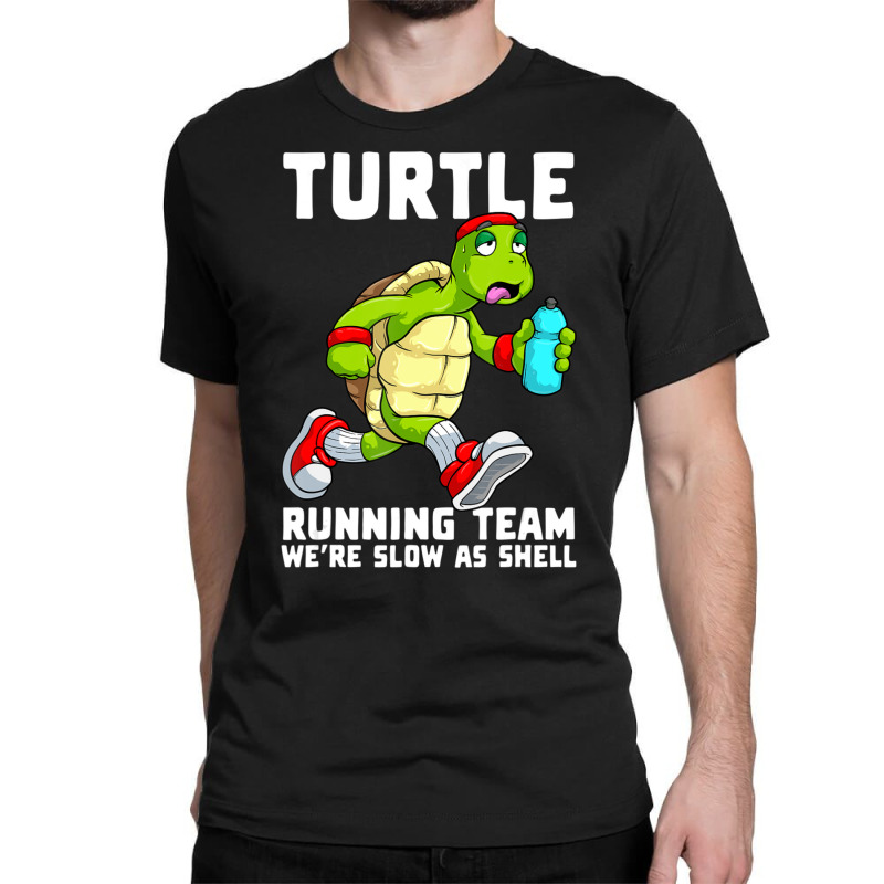 Turtle Running Team Runner Marathon Sea Turtle Classic T-shirt by Adcock Salmon | Artistshot