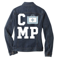 Camp First Aid Kit  Camping Ladies Denim Jacket | Artistshot