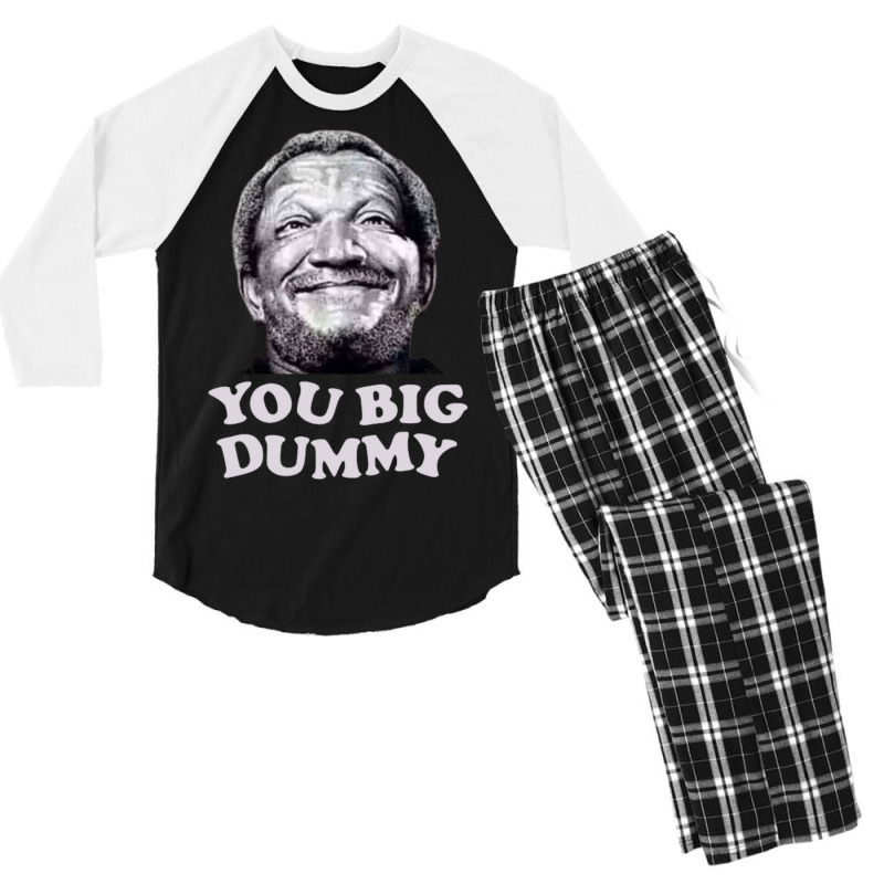 Funny You Big Dummy-ttinu Men's 3/4 Sleeve Pajama Set by Kanjolen689 | Artistshot