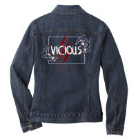 Halestorm   Vicious Tank Top Ladies Denim Jacket | Artistshot