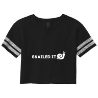 Snailed I Snail Snailed It Scorecard Crop Tee | Artistshot