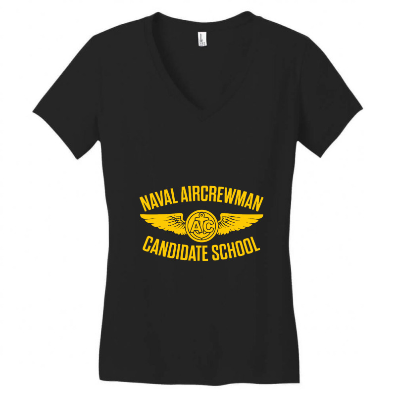 Naval Aircrewman Candidate School Women's V-Neck T-Shirt by jrestima | Artistshot