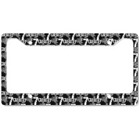 Riding Into 7 Years Old 7th Birthday Boy Dirt Bike Party License Plate Frame | Artistshot