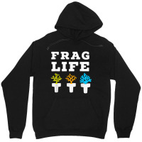 Frag Life Coral Reef Saltwater Funny Aquarium Aquarist Joke T Shirt Unisex Hoodie | Artistshot