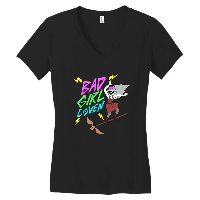 Bad Girl Coven Women's V-Neck T-Shirt by KevinO'Connor | Artistshot